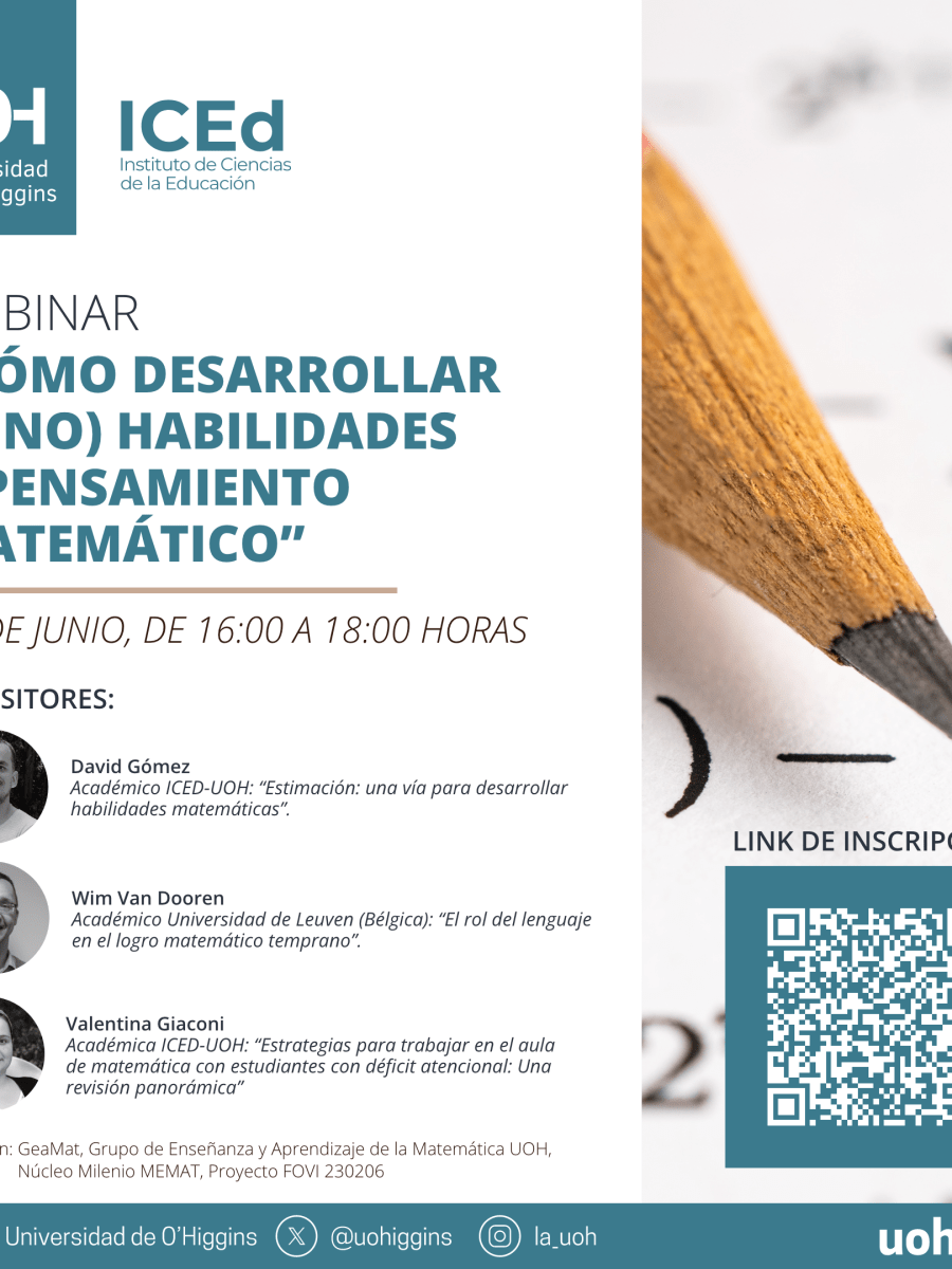 Webinar: «Cómo desarrollar (o no) habilidades y pensamiento&nbsp;matemático»