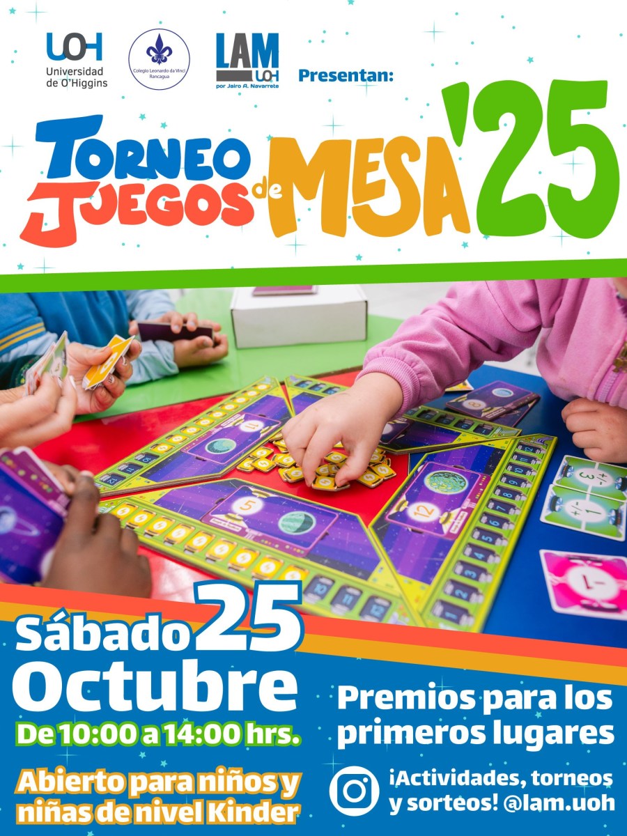 LAM-UOH realizará el 1er Torneo de Juegos de Mesa en Educación&nbsp;Parvularia